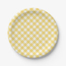 Search for yellow gingham plates Picnic