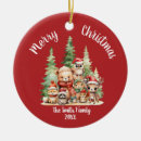 Search for woodland animals christmas tree decorations Snow