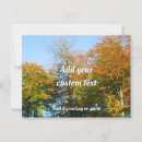Search for colorful leaves postcards Autumn