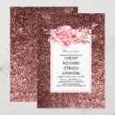 Search for rose gold engagement party invitations Glam