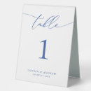 Search for folded table cards Reception table number