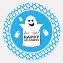 Search for blue ghost stickers Halloween party
