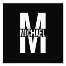 Search for unique name art posters Initial