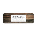 Search for dark wood return address labels Wooden