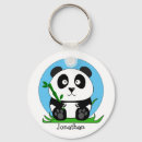 Search for black and white bear key rings Cartoon