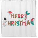 Search for christmas shower curtains Merry