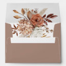 Search for brown wedding envelopes Terracotta