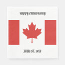 Search for canada day napkins July 1st