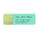 Search for gold lines return address labels Professional