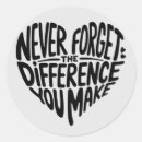 Search for you make a difference stickers Appreciation