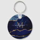 Search for navy rounded key rings Marble
