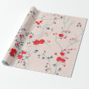 Search for red floral wrapping paper Chinoiserie