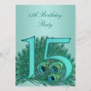 Search for peacock quinceanera invitations Birthday