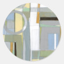 Search for circle with a line stickers Abstract