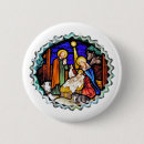 Search for christmas nativity badges Stained glass