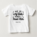 Search for christian baby shirts Bible verse