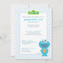 Search for cookie monster birthday invitations Party