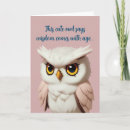 Search for owl wisdom cards Humour
