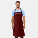 Search for burgundy aprons Trendy