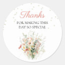 Search for boho thank you stickers Watercolor flowers