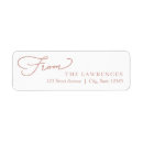 Search for from return address labels Modern