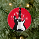 Search for electric christmas tree decorations Guitar player