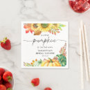Search for little pumpkin napkins Minimalist