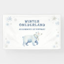 Search for winter onederland banners Watercolor