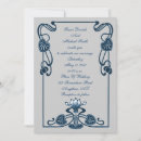 Search for swirl wedding invitations Silver