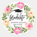 Search for watercolor graduation stickers Girly