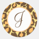 Search for leopard print monogram stickers Pattern