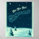 Search for winter night scene posters Santa claus