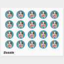 Search for dog face stickers Happy