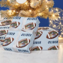 Search for football christmas wrapping paper Boy