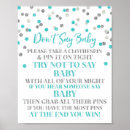 Search for clothespin posters Don't say baby