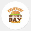 Search for funny burger stickers Fast food