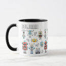 Search for happy robot mugs Fun