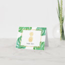 Search for pineapple thank you cards Hawaii