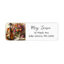 Search for sheet music return address labels Violin