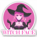 Search for witch face stickers Witches