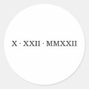 Search for numerical stickers Roman numerals
