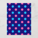 Search for fun polka dot postcards Pink