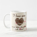 Search for i love chocolate mugs Hearts