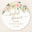 Search for gold confetti coasters Bridal shower