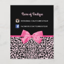 Search for pink pattern flyers Girly