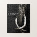 Search for black and white elephant puzzles Wildlife