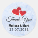 Search for 2 hearts wedding stickers Couple