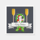 Search for coastal christmas napkins Santa