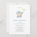 Search for stroller shower invitations Watercolor