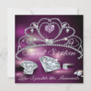 Search for glitzy invitations Girly